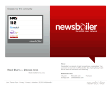 Tablet Screenshot of newsboiler.com